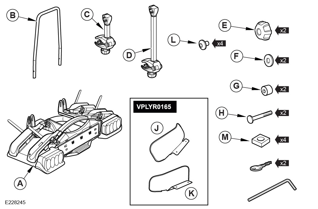 Thule tow bar bike rack fitting shop instructions